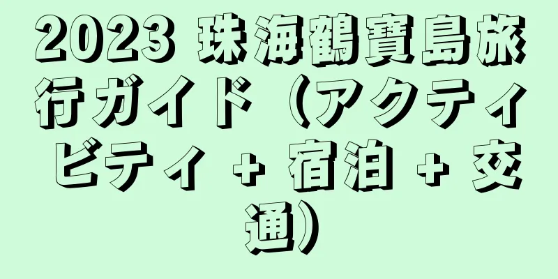 2023 珠海鶴寶島旅行ガイド（アクティビティ + 宿泊 + 交通）