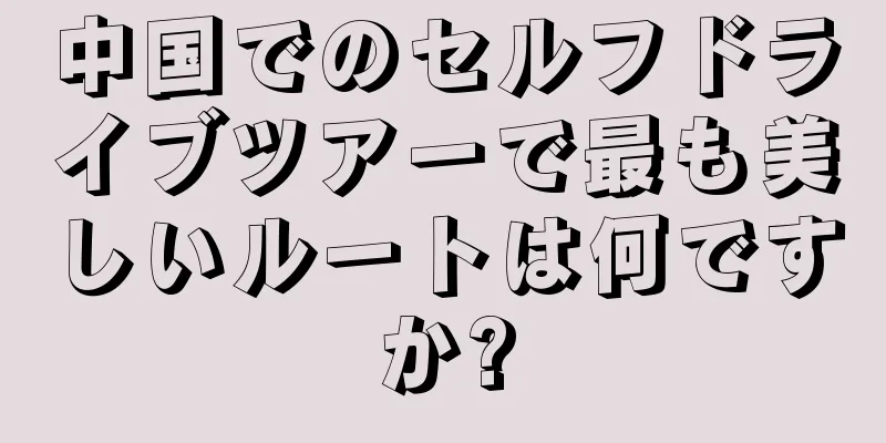 中国でのセルフドライブツアーで最も美しいルートは何ですか?