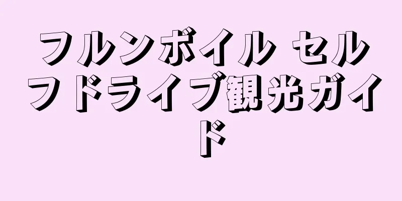 フルンボイル セルフドライブ観光ガイド