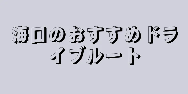 海口のおすすめドライブルート