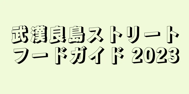 武漢良島ストリートフードガイド 2023