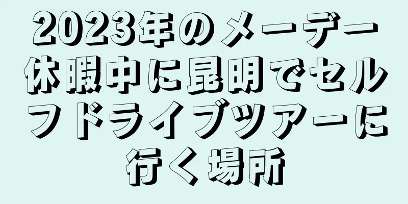 2023年のメーデー休暇中に昆明でセルフドライブツアーに行く場所