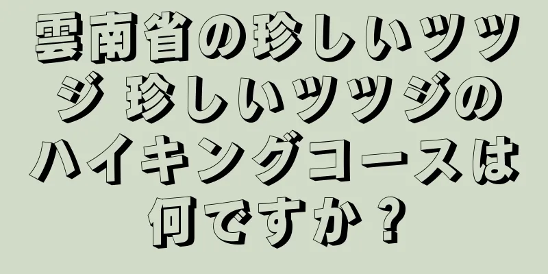 雲南省の珍しいツツジ 珍しいツツジのハイキングコースは何ですか？