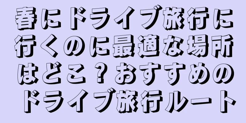 春にドライブ旅行に行くのに最適な場所はどこ？おすすめのドライブ旅行ルート
