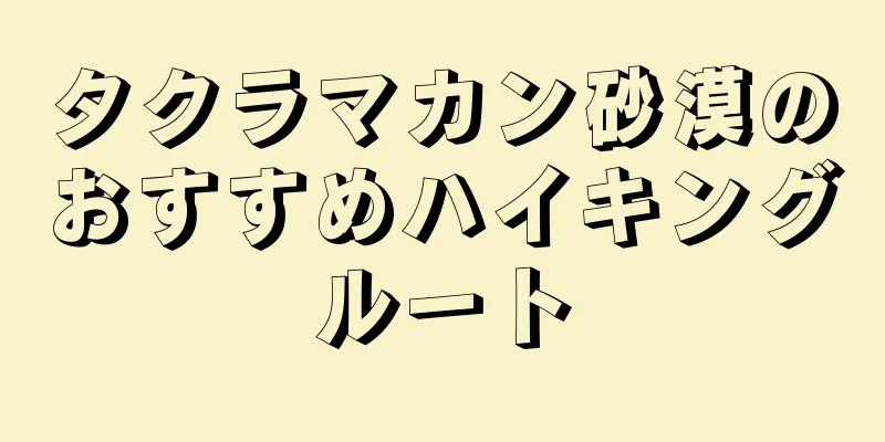 タクラマカン砂漠のおすすめハイキングルート