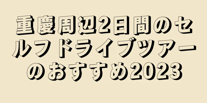 重慶周辺2日間のセルフドライブツアーのおすすめ2023
