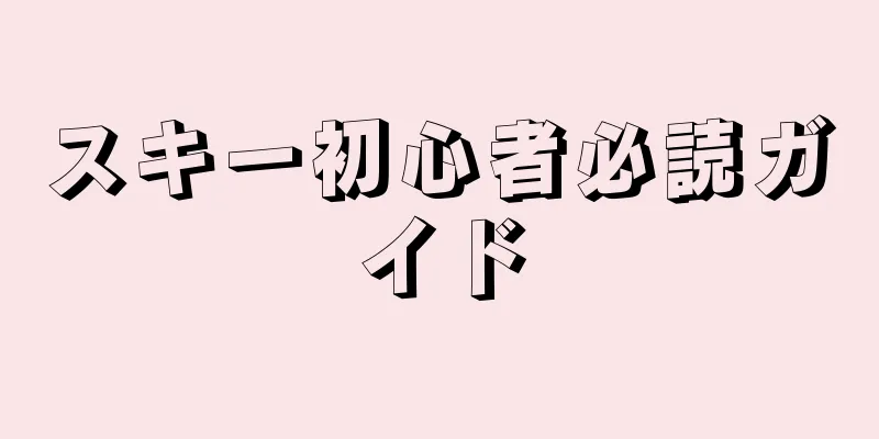 スキー初心者必読ガイド