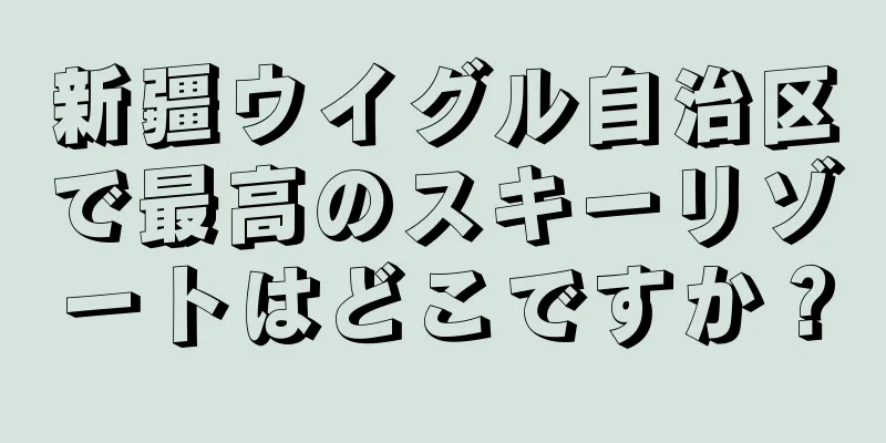 新疆ウイグル自治区で最高のスキーリゾートはどこですか？