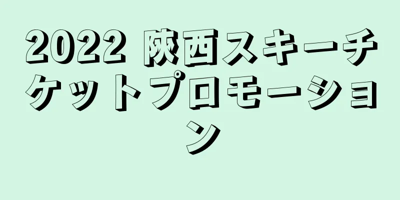 2022 陝西スキーチケットプロモーション