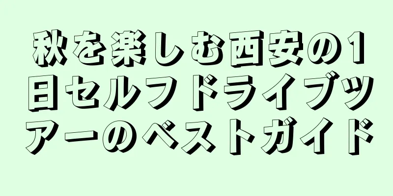 秋を楽しむ西安の1日セルフドライブツアーのベストガイド