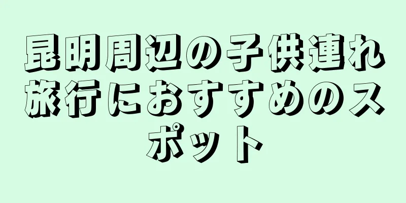 昆明周辺の子供連れ旅行におすすめのスポット