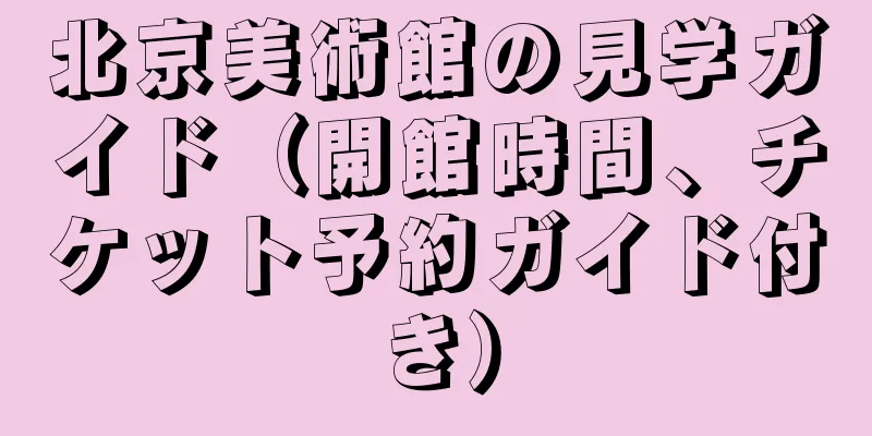 北京美術館の見学ガイド（開館時間、チケット予約ガイド付き）