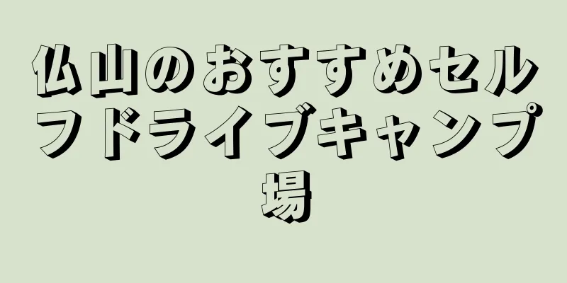仏山のおすすめセルフドライブキャンプ場
