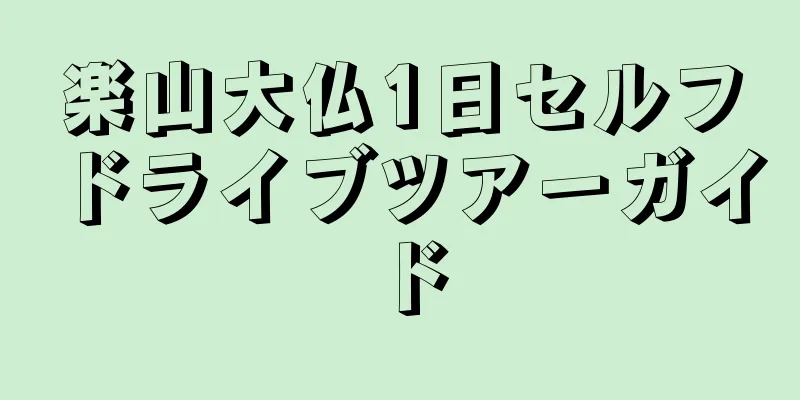 楽山大仏1日セルフドライブツアーガイド