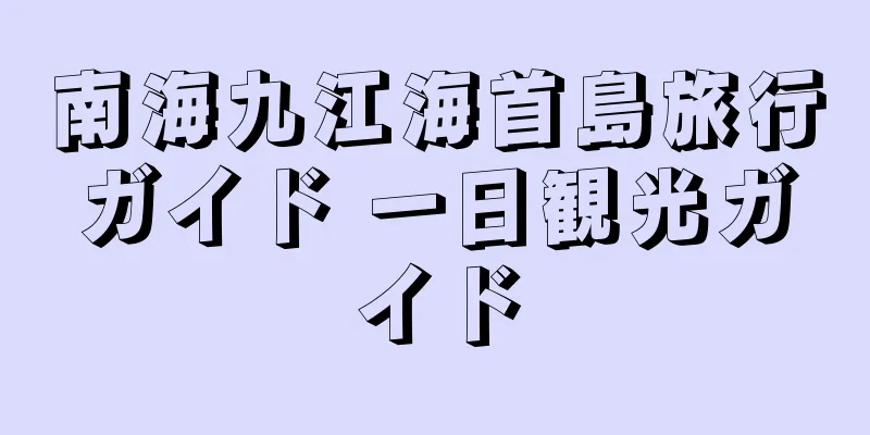 南海九江海首島旅行ガイド 一日観光ガイド