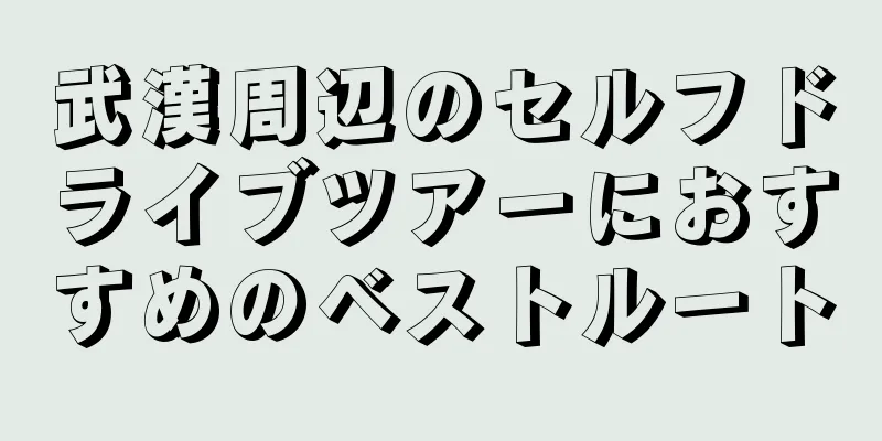 武漢周辺のセルフドライブツアーにおすすめのベストルート