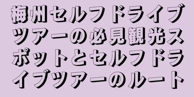 梅州セルフドライブツアーの必見観光スポットとセルフドライブツアーのルート
