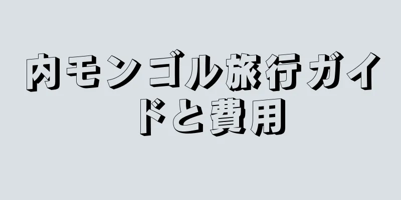 内モンゴル旅行ガイドと費用