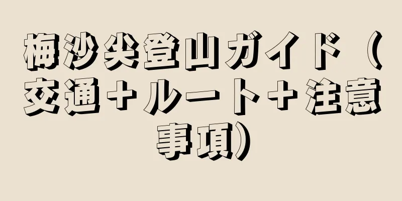 梅沙尖登山ガイド（交通＋ルート＋注意事項）