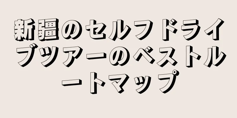 新疆のセルフドライブツアーのベストルートマップ