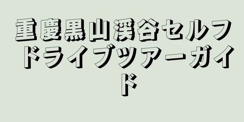 重慶黒山渓谷セルフドライブツアーガイド