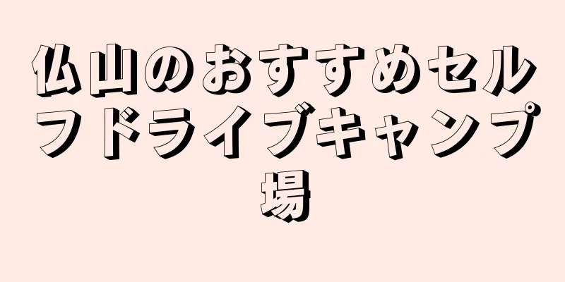 仏山のおすすめセルフドライブキャンプ場