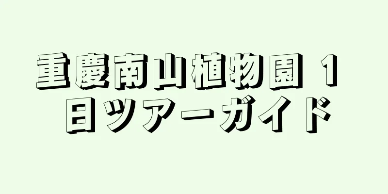 重慶南山植物園 1 日ツアーガイド