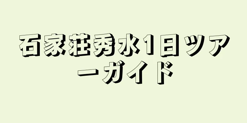 石家荘秀水1日ツアーガイド