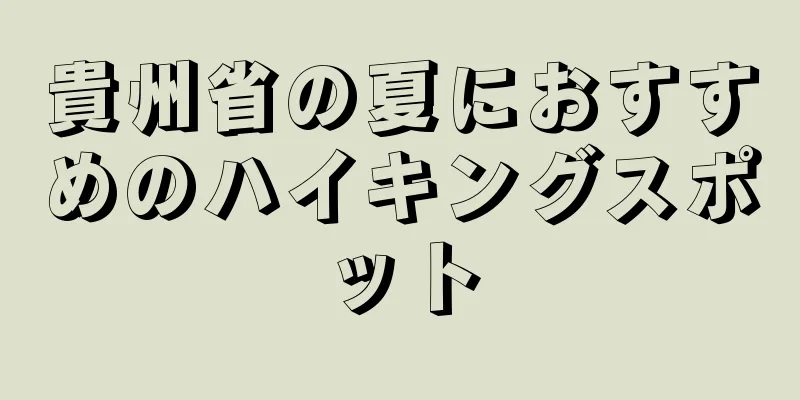 貴州省の夏におすすめのハイキングスポット