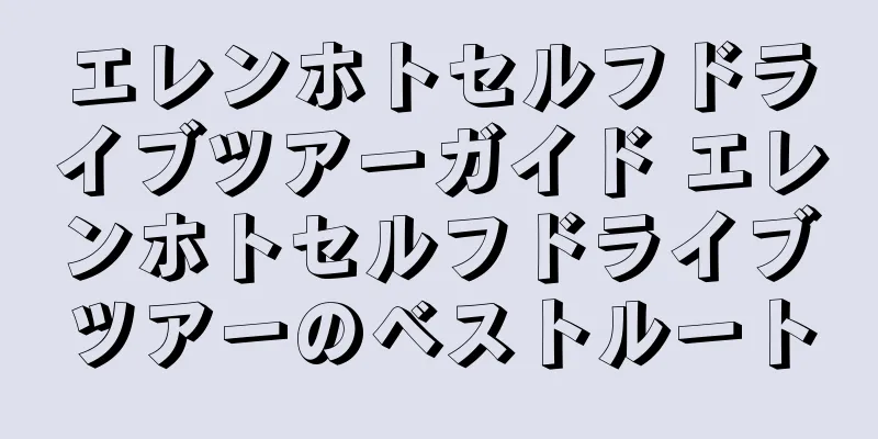 エレンホトセルフドライブツアーガイド エレンホトセルフドライブツアーのベストルート