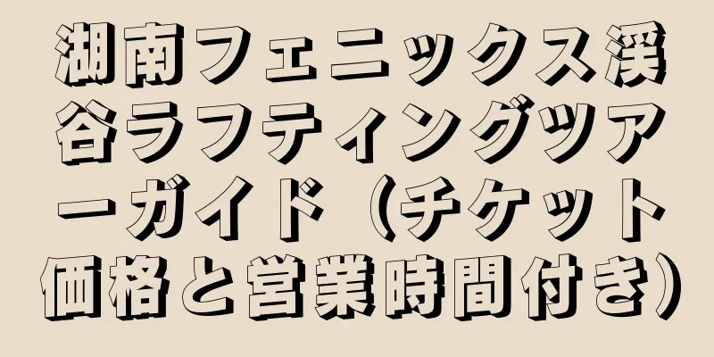 湖南フェニックス渓谷ラフティングツアーガイド（チケット価格と営業時間付き）