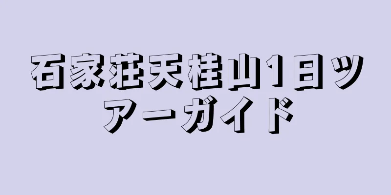 石家荘天桂山1日ツアーガイド