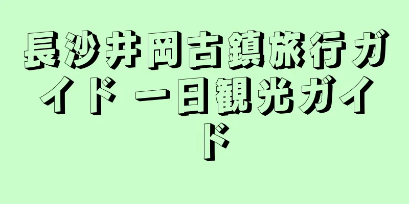 長沙井岡古鎮旅行ガイド 一日観光ガイド