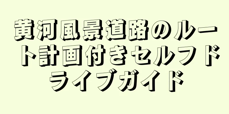 黄河風景道路のルート計画付きセルフドライブガイド