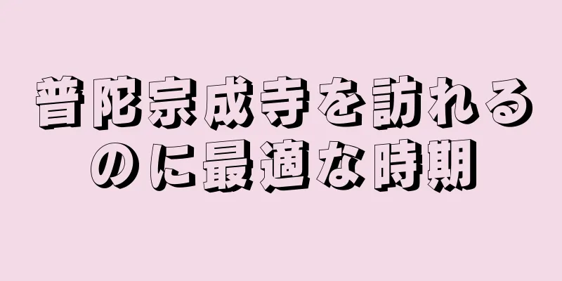 普陀宗成寺を訪れるのに最適な時期