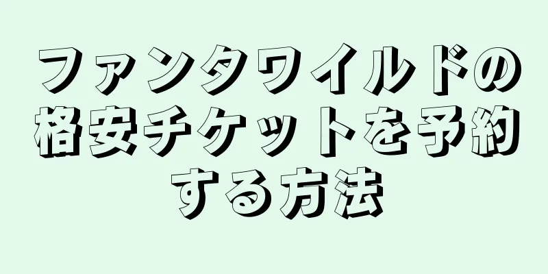 ファンタワイルドの格安チケットを予約する方法