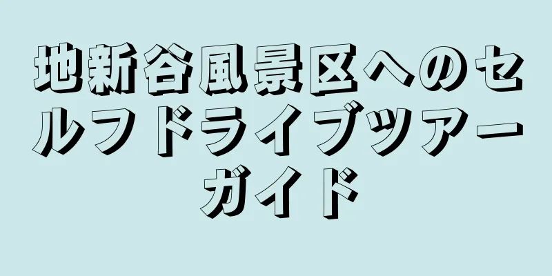 地新谷風景区へのセルフドライブツアーガイド