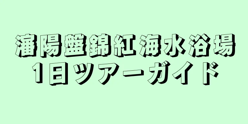 瀋陽盤錦紅海水浴場1日ツアーガイド