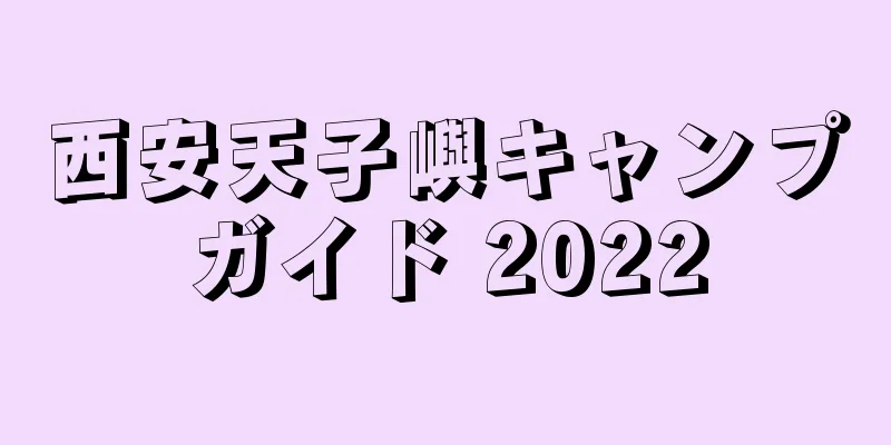 西安天子嶼キャンプガイド 2022