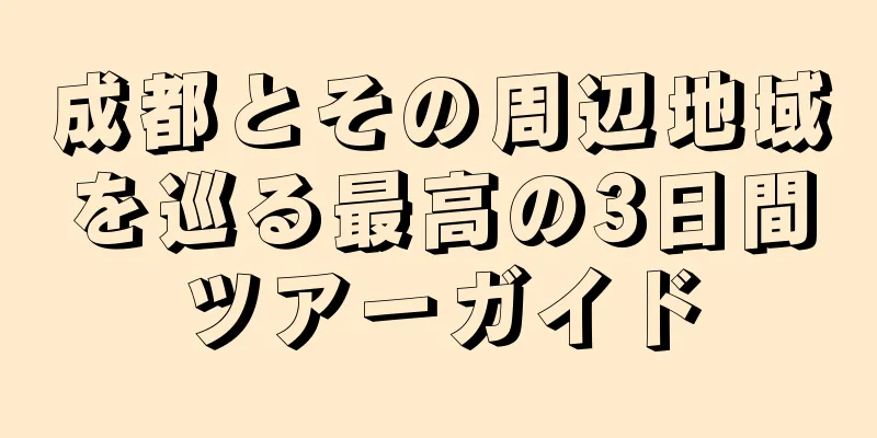 成都とその周辺地域を巡る最高の3日間ツアーガイド