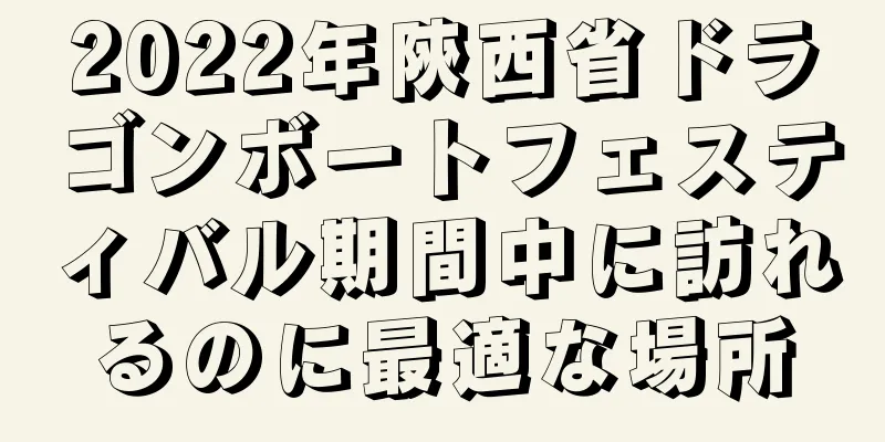 2022年陝西省ドラゴンボートフェスティバル期間中に訪れるのに最適な場所