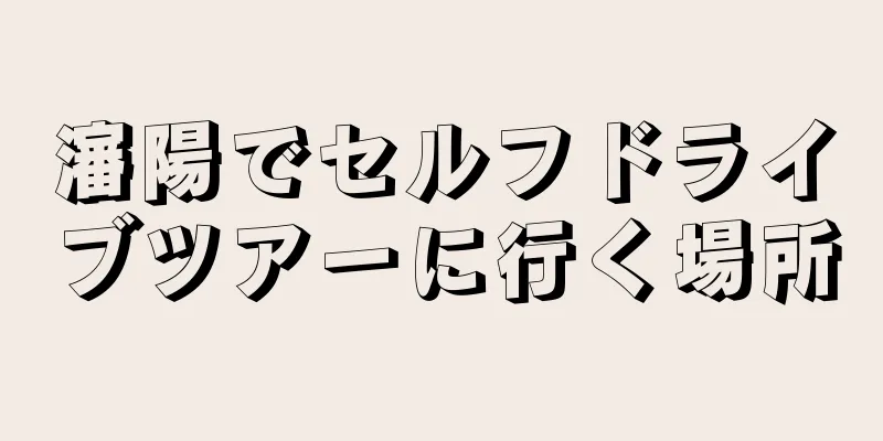 瀋陽でセルフドライブツアーに行く場所