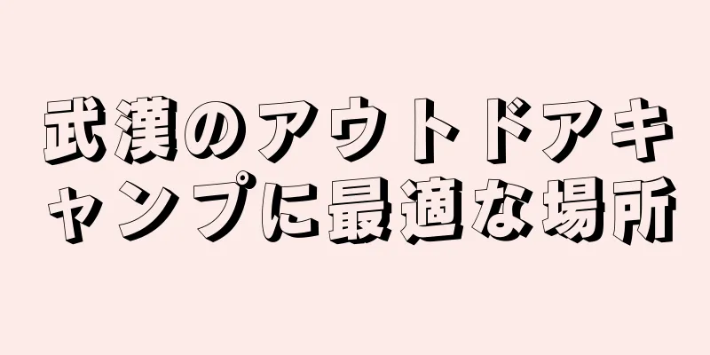 武漢のアウトドアキャンプに最適な場所