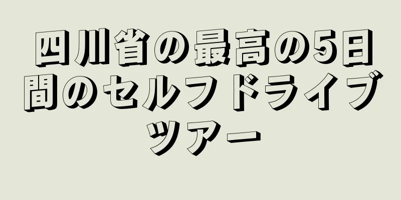四川省の最高の5日間のセルフドライブツアー