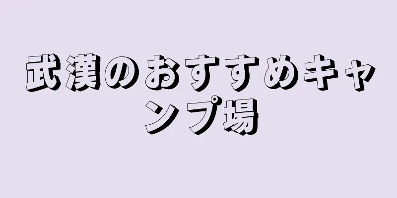 武漢のおすすめキャンプ場