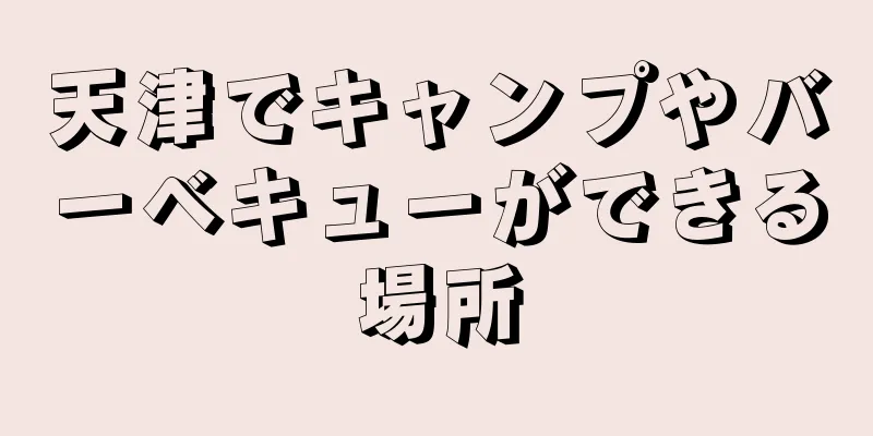 天津でキャンプやバーベキューができる場所