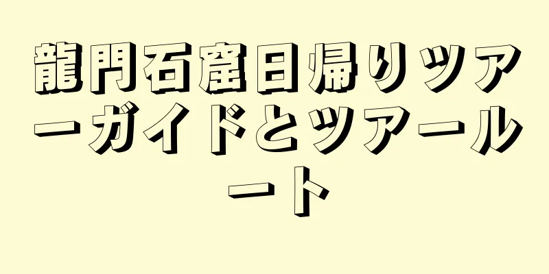 龍門石窟日帰りツアーガイドとツアールート