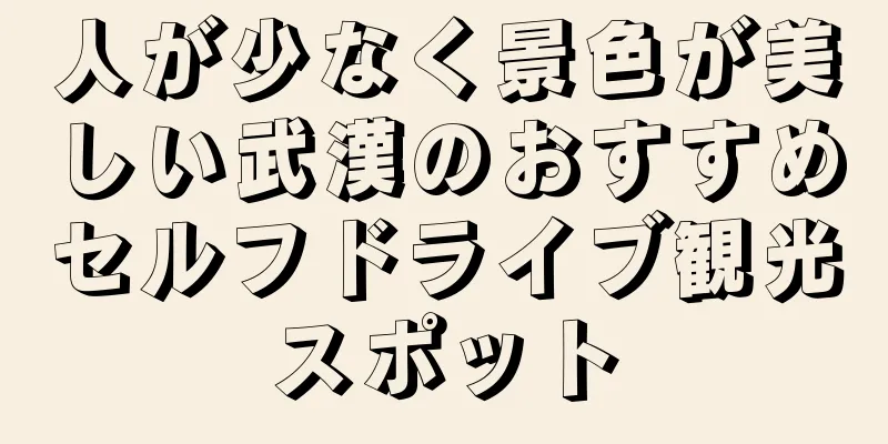 人が少なく景色が美しい武漢のおすすめセルフドライブ観光スポット