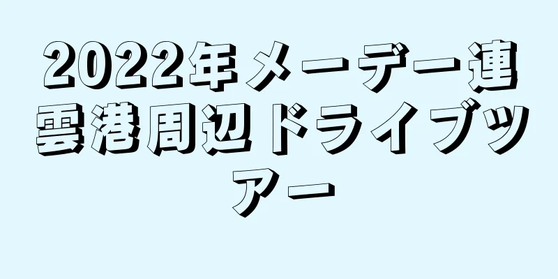 2022年メーデー連雲港周辺ドライブツアー