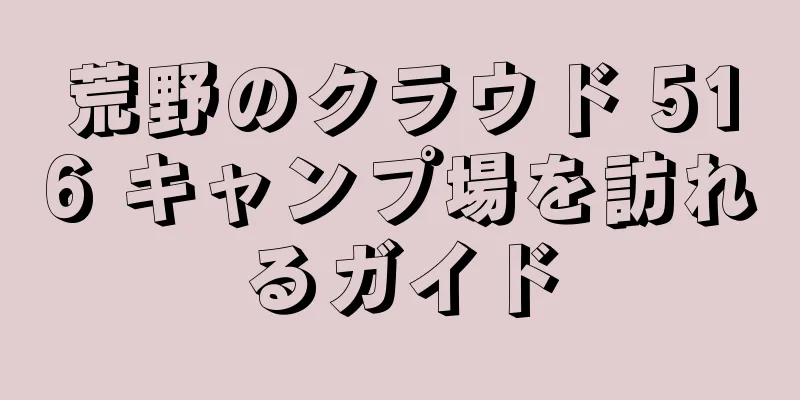 荒野のクラウド 516 キャンプ場を訪れるガイド